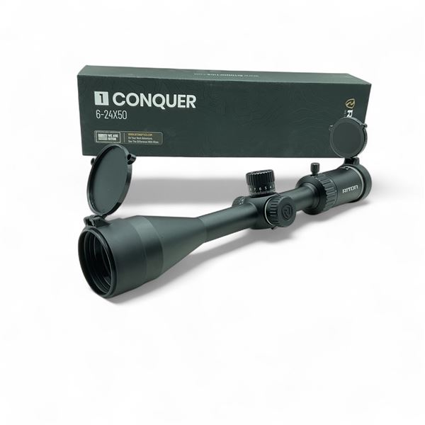 Riton 1 Conquer 6 - 24X 50 mm SFP Rifle Scope with R3 Reticle