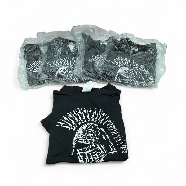 CZ Spartan T-Shirt Size XL, Black X 5 Qty