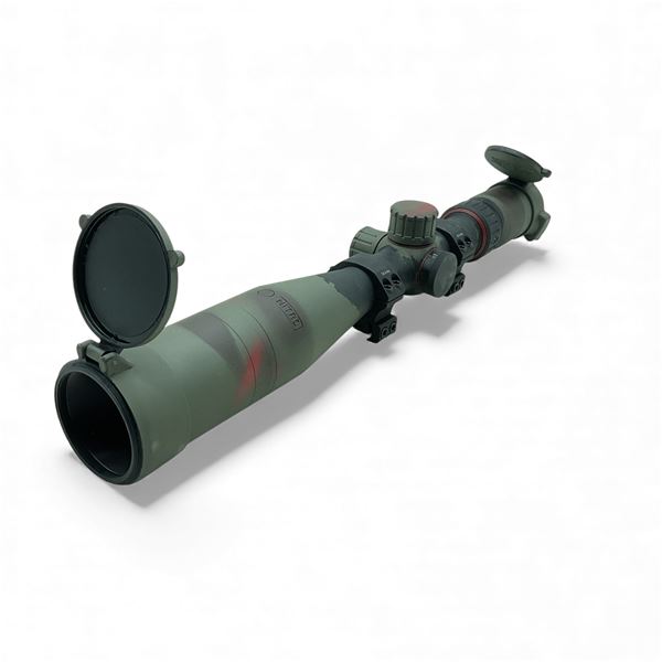 Bushnell Nitro 3-12x44 Scope with Sunshade, Caps on Vortex Rings