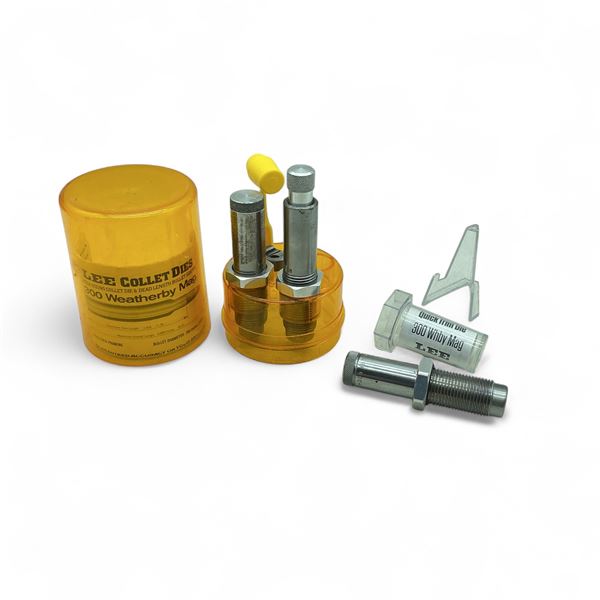 Lee 300 Weatherby Mag Collet Die Set and Lee 300 Weatherby Mag Quick Trim Die