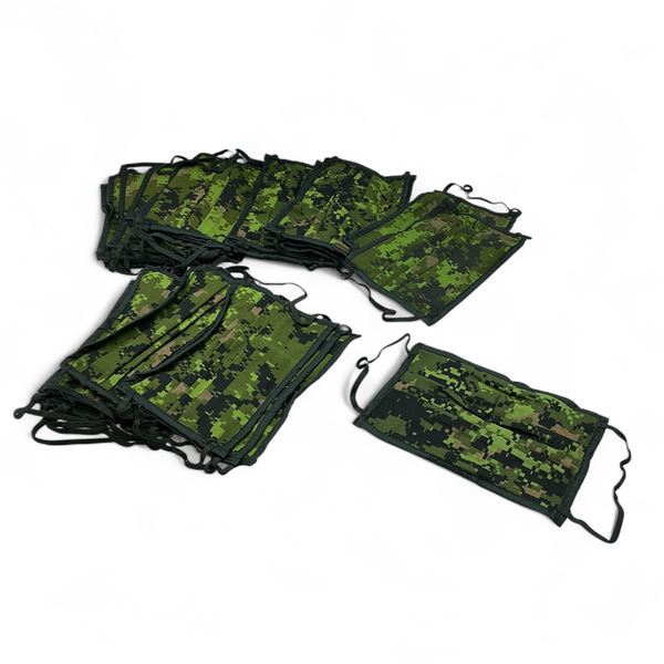 CADPAT Face Masks, Size: Large x 30 Qty