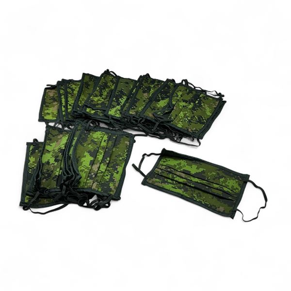 CADPAT Face Masks, Size: Large x 30 Qty