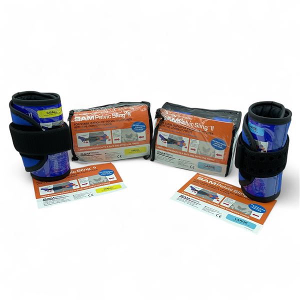 SAM Pelvic Sling II, Size: Large X 2 Qty and SAM Pelvic Sling II, Size: Small X 2 Qty