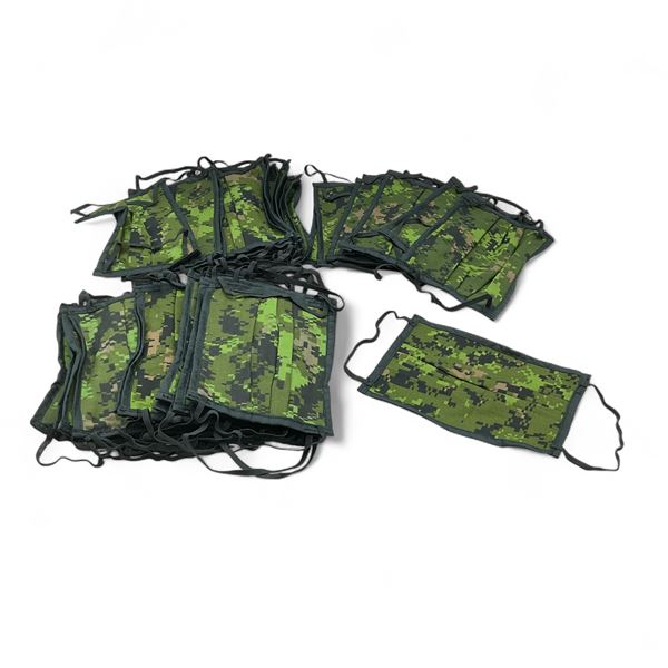 CADPAT Face Masks, Size: Large x 40 Qty