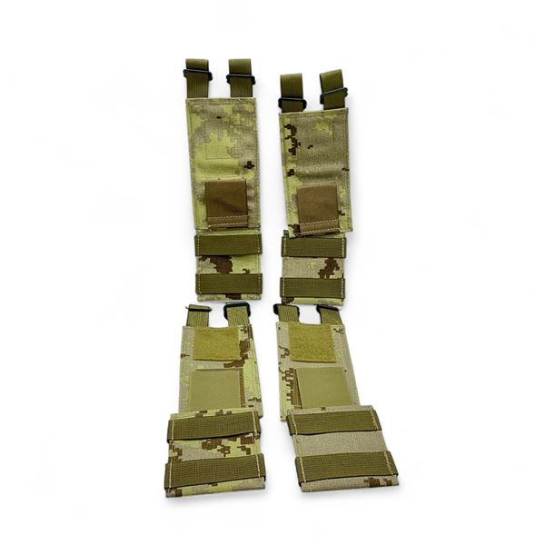 Desert Camo Tactical Vest Attachments X 4 Qty
