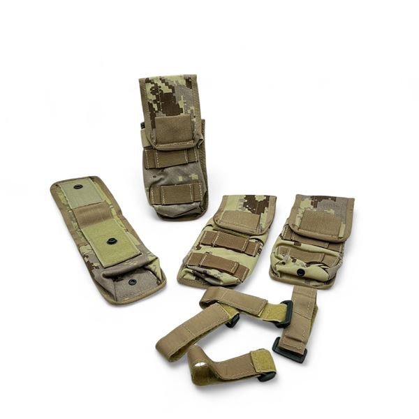 Desert Camo Rifle Magazine Pouches X 4 Qty