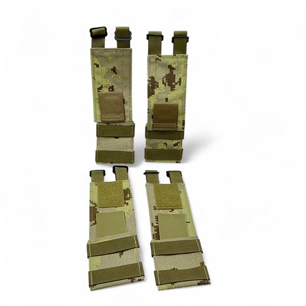 Desert Camo Tactical Vest Attachments X 4 Qty