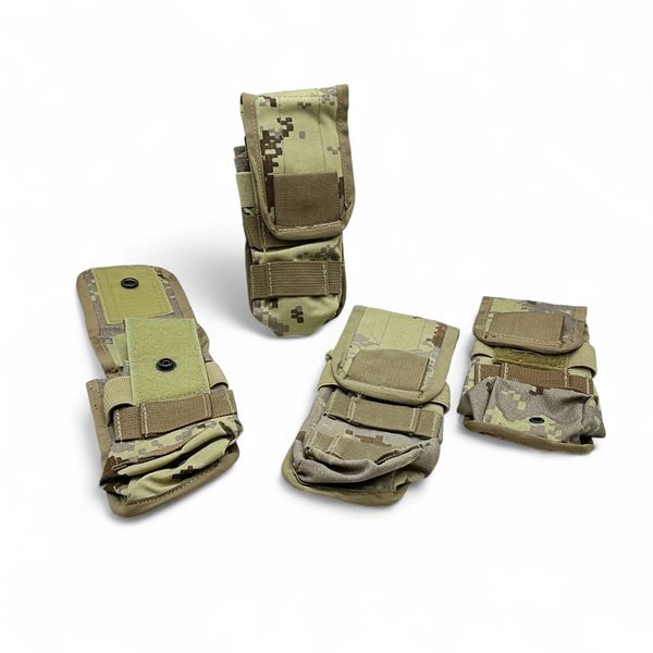 Desert Camo Rifle Magazine Pouches X 4 Qty