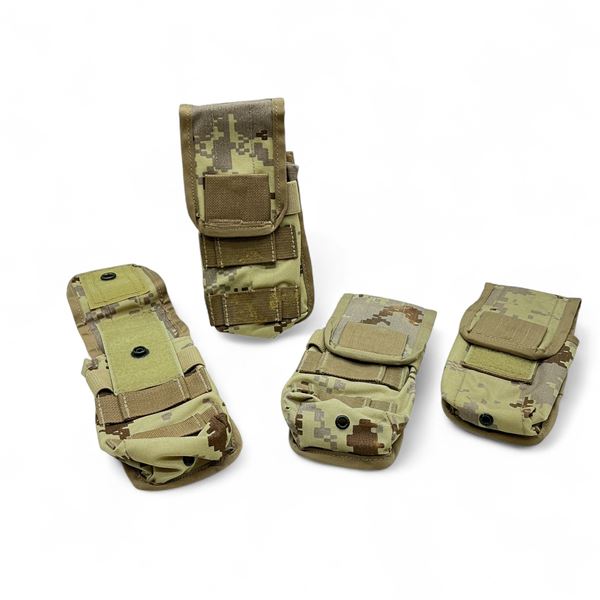 Desert Camo Rifle Magazine Pouches X 4 Qty