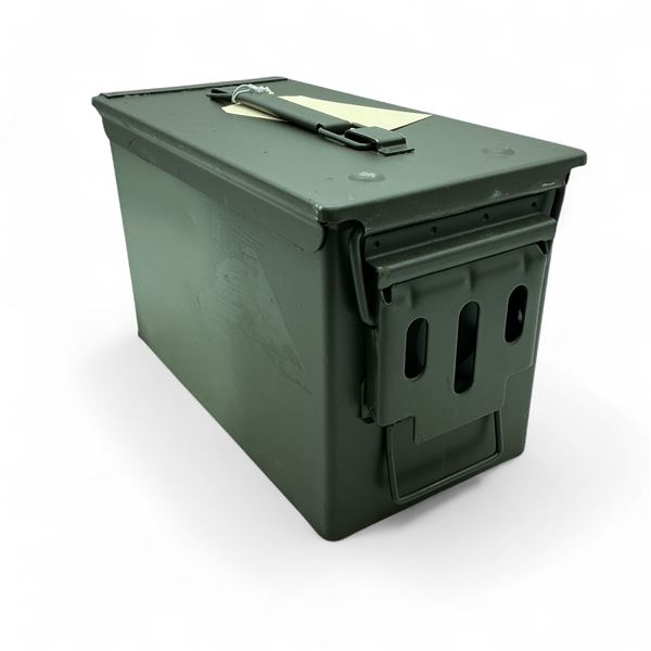 Metal Ammo Can, 11.75" x 6" x 7"
