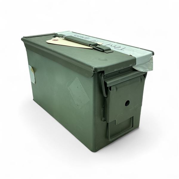 Metal Ammo Can, 11.75" x 6" x 7"