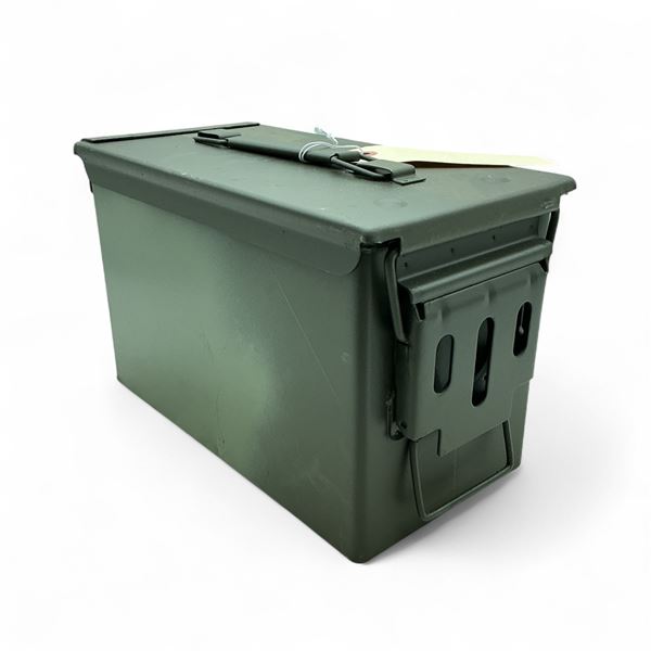 Metal Ammo Can, 11.75" x 6" x 7"