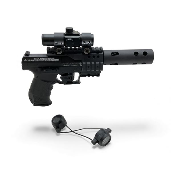 Umarex Walther Nighthawk CO2 Air Pistol .177 Caliber Pellet Pistol With Walther Red Dot