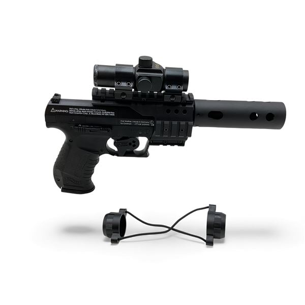 Umarex Walther Nighthawk CO2 Air Pistol .177 Caliber Pellet Pistol With Walther Red Dot