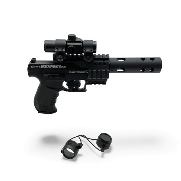 Umarex Walther Nighthawk CO2 Air Pistol .177 Caliber Pellet Pistol With Walther Red Dot