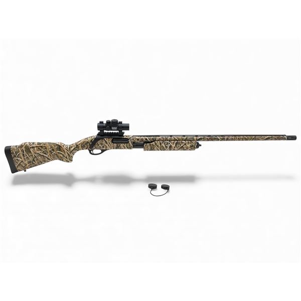 Remington 870 Pump Action Shotgun 12Ga 3" Chamber 28" Vent Rib Barrel Camo With Bushnell Red Dot