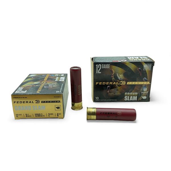 Federal Premium Grand Slam 12 Ga, 3-1/2”, 2 oz, #6 Shot Ammunition, 20 Rounds