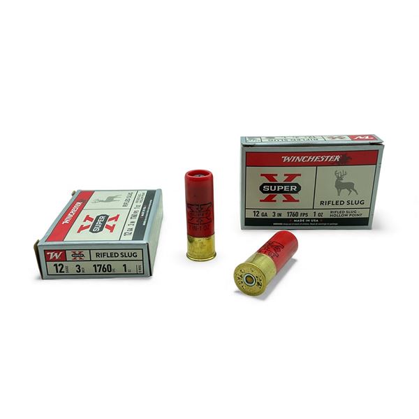 Winchester Super X 12 Ga, 3", 1 oz Rifled Slug Ammunition, 10 Rounds