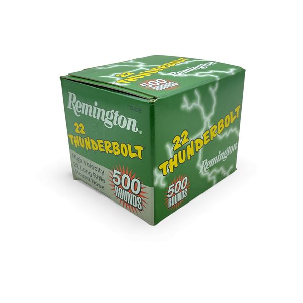 Remington Thunderbolt .22 LR, 40 Grain LRN Ammunition, 500 Rounds