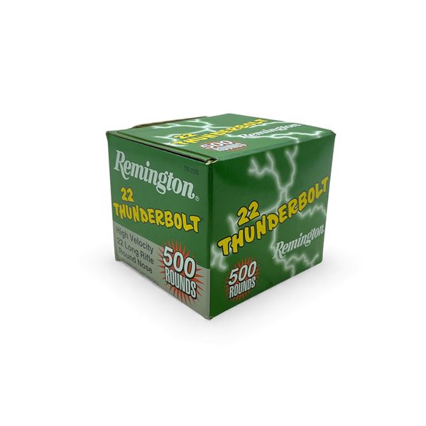Remington Thunderbolt .22 LR, 40 Grain LRN Ammunition, 500 Rounds