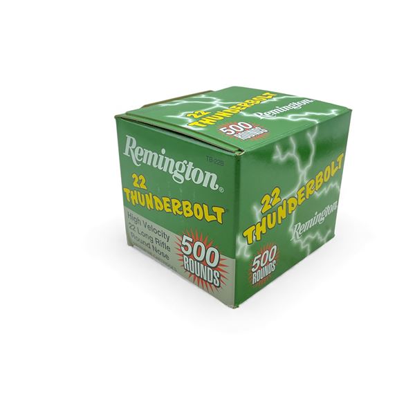 Remington Thunderbolt .22 LR, 40 Grain LRN Ammunition, 500 Rounds