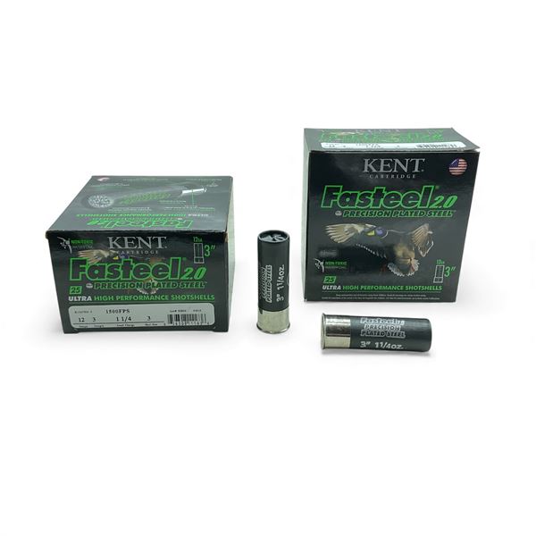 Kent Fasteel 2.0 12 Ga, 3”, 1-1/4 oz, #3 Shot Ammunition, 50 Rounds