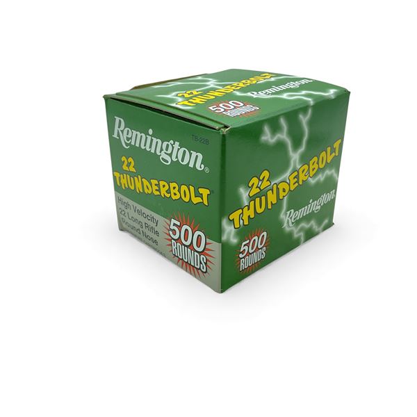 Remington Thunderbolt .22 LR, 40 Grain LRN Ammunition, 500 Rounds
