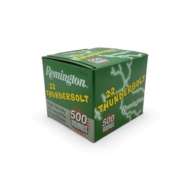Remington Thunderbolt .22 LR, 40 Grain LRN Ammunition, 500 Rounds