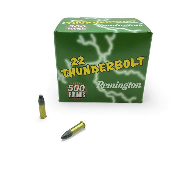Remington Thunderbolt .22 LR, 40 Grain LRN Ammunition, 500 Rounds