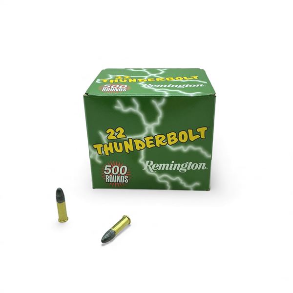 Remington Thunderbolt .22 LR, 40 Grain LRN Ammunition, 500 Rounds