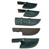 Image 1 : Assorted Leather Knife Sheaths X 5 Qty, Approximately 7", 10.5" Lengths