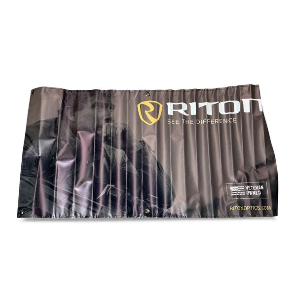 Riton Optics Vinyl Banner, 45" x 23.5"
