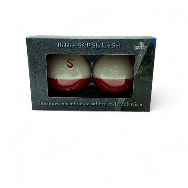 Rivers Edge Bobber Salt & Pepper Shaker Set, New