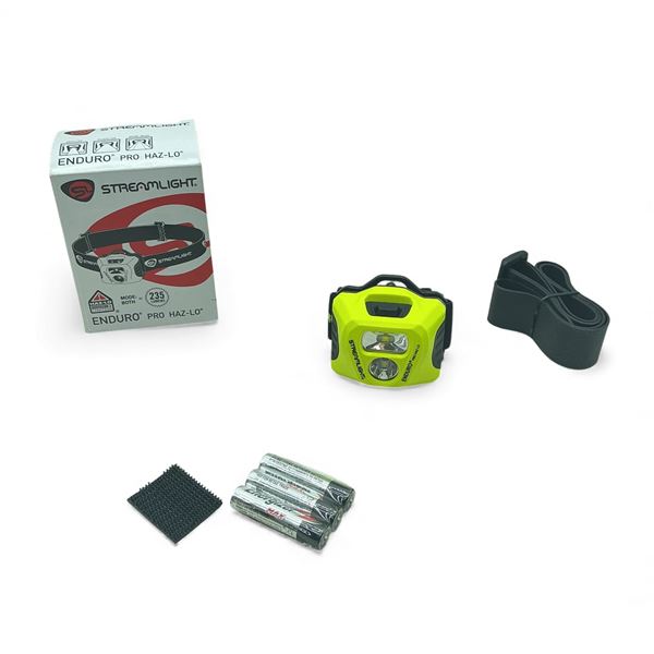 Streamlight Enduro Pro HAZ-LO Headlamp, 235 Lumens, Neon Yellow Body Color