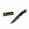 Image 1 : Folding 3.75" Blade Knife with Belt Cutter, Glass Breaker and Belt Clip, New