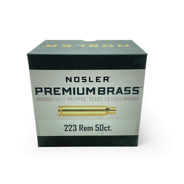 Nosler 223 Rem Premium Brass, 50 Qty