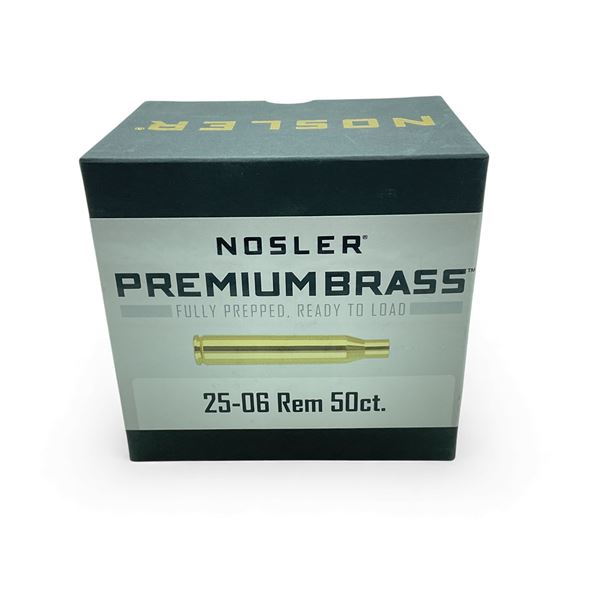 Nosler 25-06 Rem Premium Brass, 50 Qty