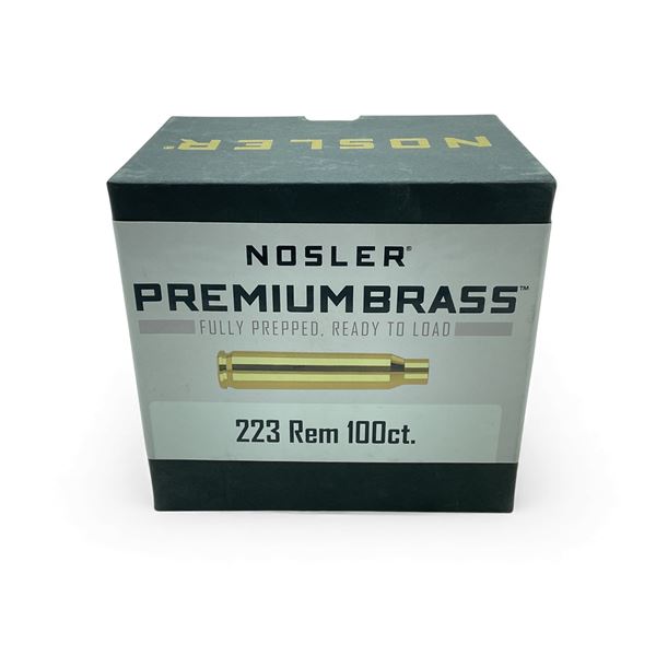 Nosler 223 Rem Premium Brass, 100 Qty