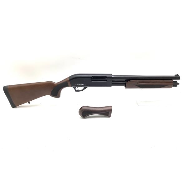 Canuck Defender Pump Action 12Ga Shotgun 3" Chamber 14" Barrel Wood Stock, New
