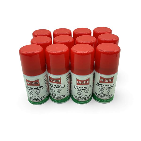 Ballistol Universal Oil, 25 ml Spray Can X 12 Qty