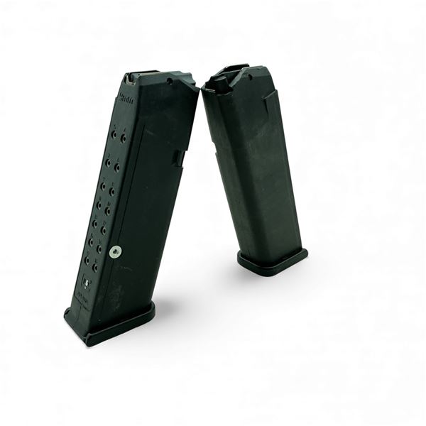 Glock 9mm Pinned Polymer Magazine X 2 Qty