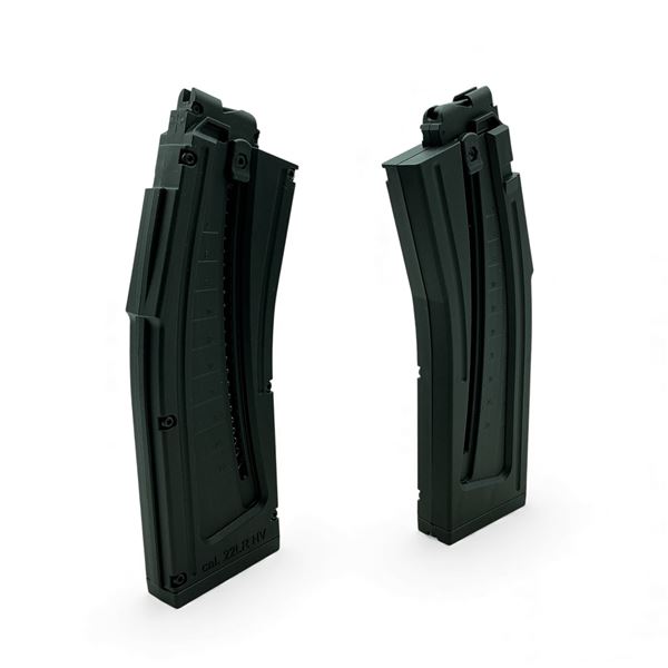 GSG 15 Schwarz .22 LR Polymer Magazine X 2 Qty