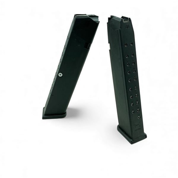 Glock .40 Cal Polymer Magazine, Pinned X 2 Qty