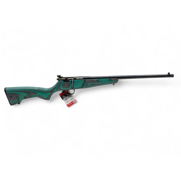 Savage Rascal Minimalist Single Shot Rifle 22LR 16.13" Threaded Barrel Teal And Grey Laminate, New