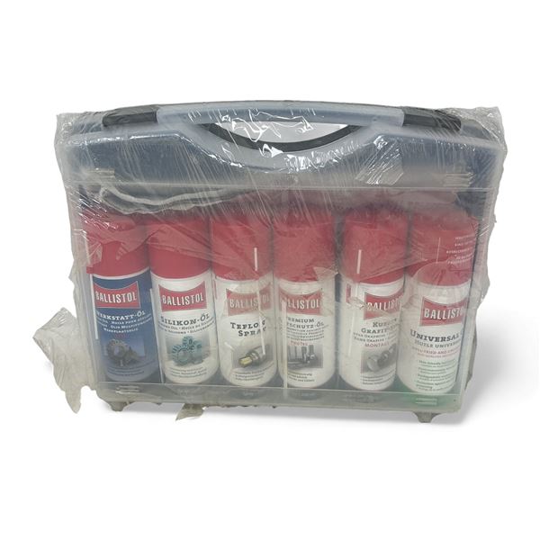 Ballistol CLP Box with Cleaning Cloth and 6 Assorted Ballistol CLP Cleaning Products