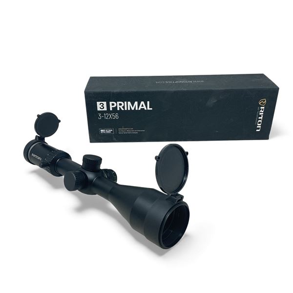 Riton 3 Primal 3-12x56 Scope, Illuminated RDH Reticle, SFP MOA