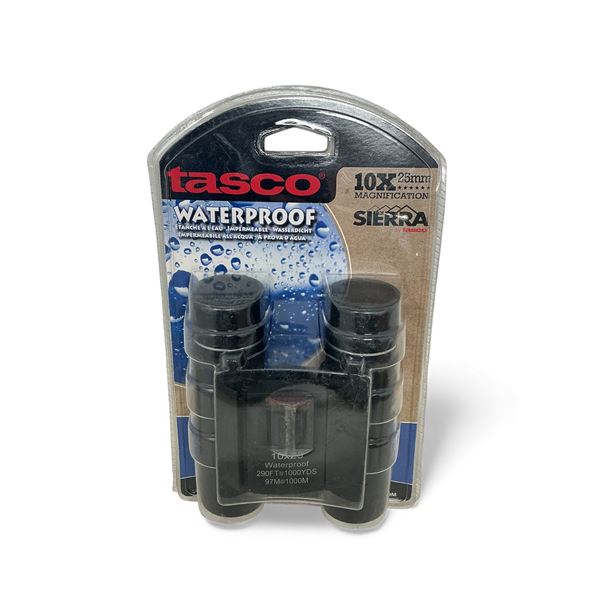 Tasco Sierra 10x25mm Magnification Binoculars with Case