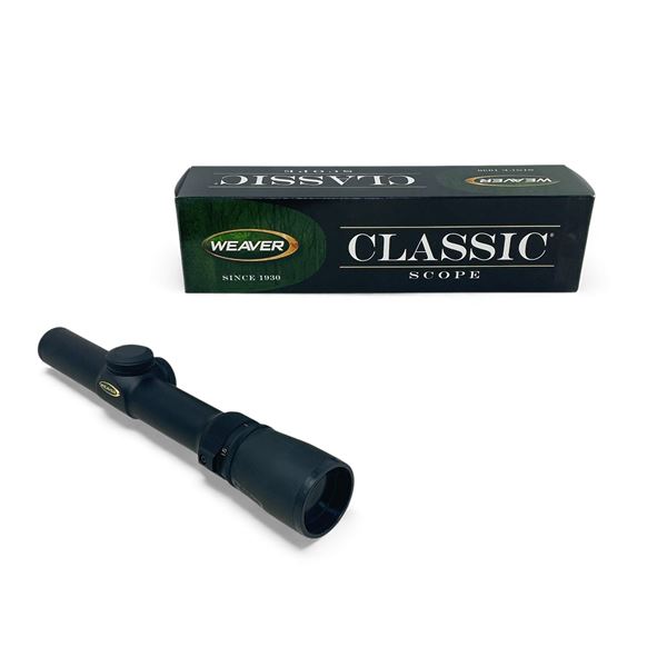 Weaver Classic V-Series 1-3x20mm Scope, Dual-X Reticle
