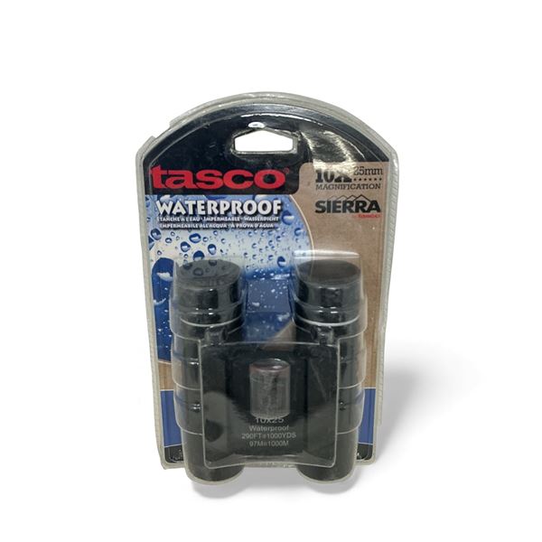 Tasco Sierra 10x25mm Magnification Binoculars with Case