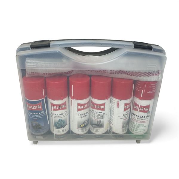 Ballistol CLP Box with Cleaning Cloth and 6 Assorted Ballistol CLP Cleaning Products